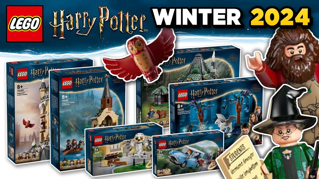 New (2024 onwards) Harry Potter sets to combine to most detailed