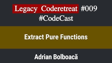 Code Cast: Legacy Coderetreat Episode 9 - Extract Pure Functions [Java]