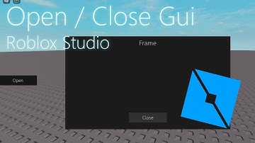 Roblox Studio | How to make Open / Close GUI [Tutorial]