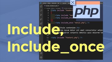 🆕 PHP include, include_once Php Tutorial for Beginners Video oficial