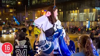 LEAFS WIN SERIES!!! AFTER THE OT GOAL