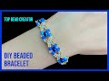 How to make beaded bracelet, Jewelry making Tutorial