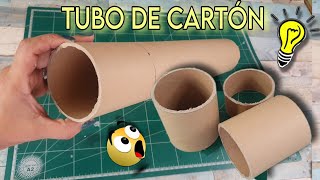 Tienes que ver esto! 😱 Tomé TUBOS DE CARTÓN e Hice esta Belleza! Manualidades con Reciclaje ♻️ by CreArtistas del Reciclaje 7,598 views 2 weeks ago 9 minutes, 45 seconds