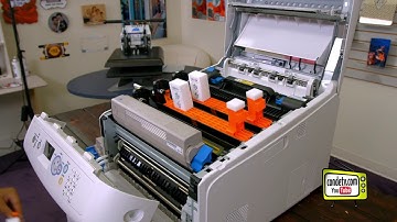 Oki Pro 8432WT Printer - Setup and Driver Install - Video #2 of 4