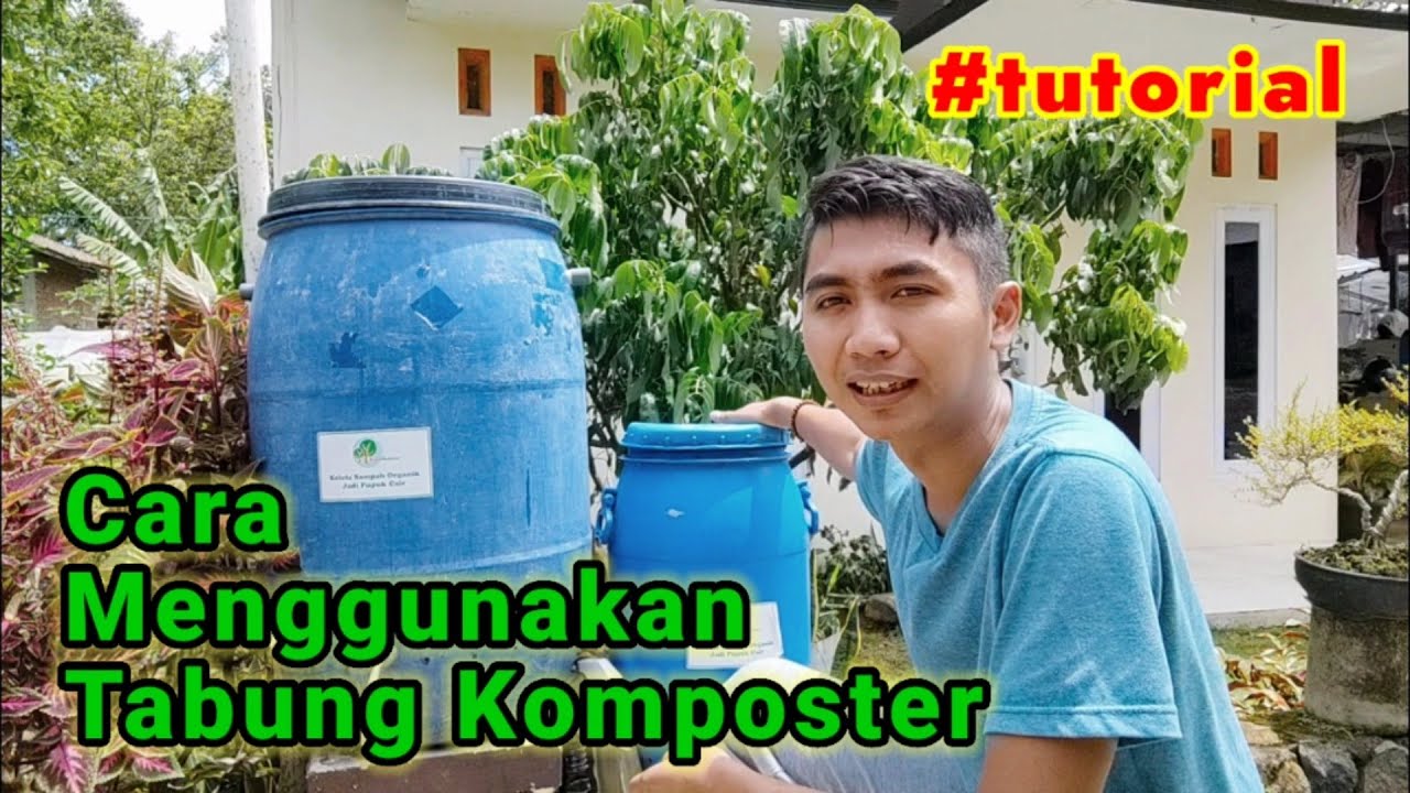 Tutorial menggunakan tabung komposter Konco Resikan || @Azis Zark