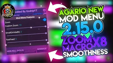 Agario 2.15.0 Mod Menu - Zoom And Macro X8 | AGARIO MOD MENU + SERVER DESTRUCTION(AGAR.IO MOBILE)