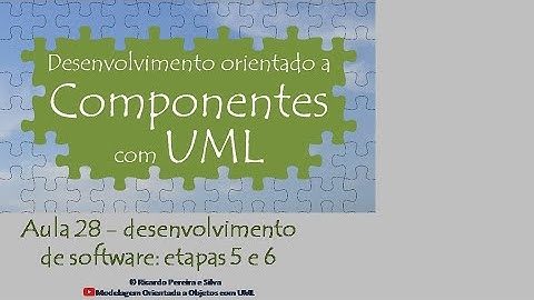 Aula 28 – Desenv. orient. a componentes com UML - desenvolvimento de software: etapas 5 e 6