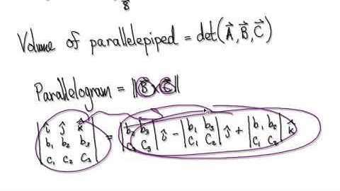 Video 2908 - Volume of parallelepiped proof - Part 1/3
