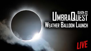 Solar Eclipse 2024 | High Altitude Weather Balloon Launch Live 🔴