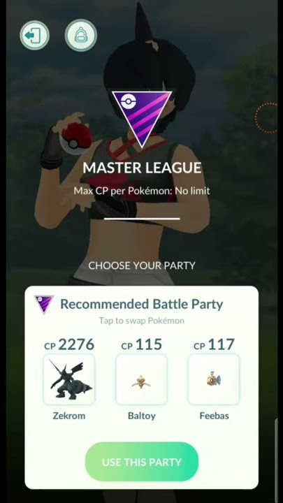 Pokemon Trade GO - Zekrom Level 40 for PVP Master League