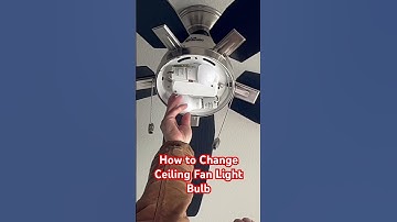 How To Change Ceiling Fan Light Bulb.