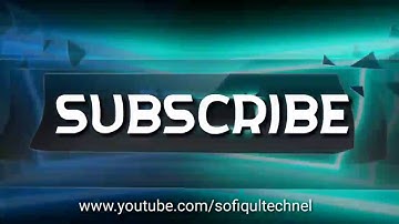 Like Shear Subscribe intro by Sofiqul Technel    Intro without text    intro no text   YouTube