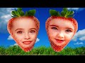 We turned our kids into strawberries