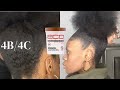 Everyday high puff using the new eco styler gel| High puff on type 4 hair