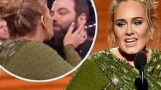Adele Thanks 'Husband' Simon Konecki During Grammys Acceptance Speech