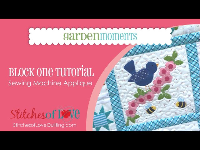 ★ Odd Studio★ Set Pigment Cover Stitch Set-up 2COLOR OO3F Garden Moments Block One Tutorial for Sewing Machine