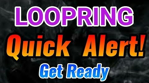 Loopring Quick Alert! || Loopring Price Prediction || Loopring News Today