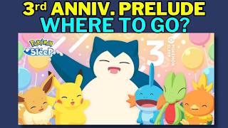 Prelude Event: Pokemon Sleeps 3rd Anniversary, where to go?