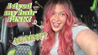 I can't believe I dyed my hair pink AGAIN! 💖