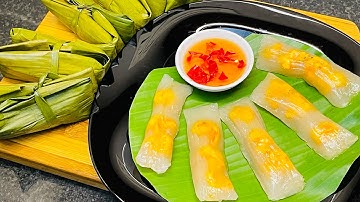 Cách làm bánh bột lọc gói lá chuối dai mềm dẻo ngon đậm đà xứ Huế