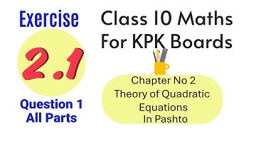 Class 10 Maths | Exercise 2.1 | Question 1 all parts