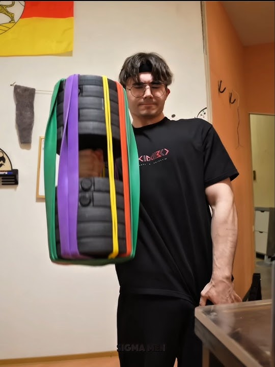 AKIMBO 69 VERY HEAVY HAMMAR CURL 😱 #edit #armwrestler #armwrestling #akimbo #shortsvirl