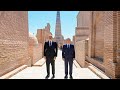 Президент Узбекистана Шавкат Мирзиёев и Президент Азербайджана Ильхам Алиев посетили город Хиву