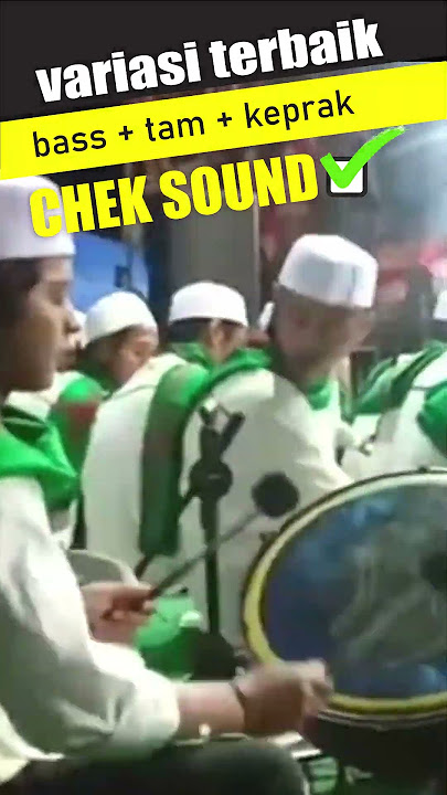 VARIASI BASS TAM TERBAIK.. CHEK SOUND #shorts #skilldarbuka #bass