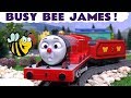 Thomas and Friends Busy Bee James Toy Train Story with Trackmaster Trains for kids