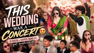 This Wedding Party Was A Concert  Dj Rislyn X Rapper Zwing Lee Got Married rizzedtoday 