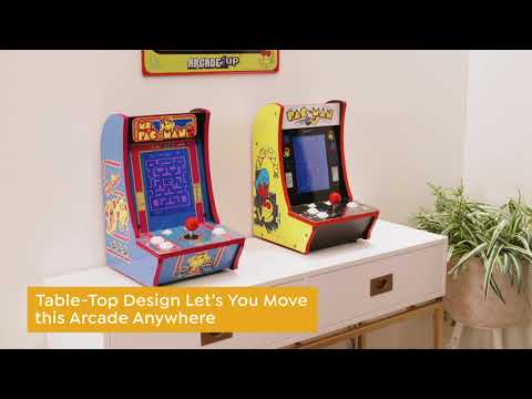 Arcade1Up 2in1 Countercade with Ms. PacMan and Super PacMan Games from HSNtv