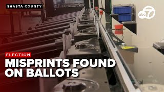 Elections office addresses printing error found on some Shasta County ballots