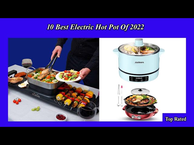 Topwit Electric Hot Pot 1.2 Liter Electric Cooker Noodles Black NEW