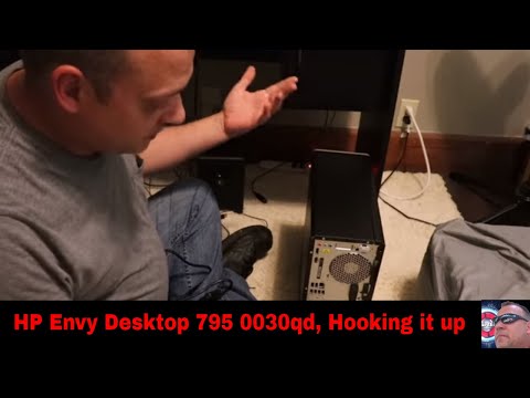 HP ENVY Desktop 795 0030qd, Hooking it up