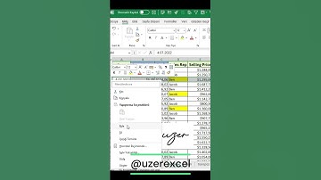 Excelde son F4 tuşu ile son yaptığın işlemi tekrarlayabilirsin