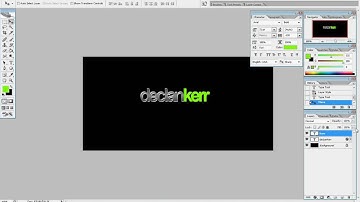 photoshop tutorial - 3d text effect and glossy finish