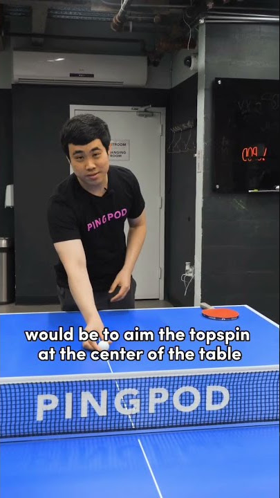 Improve your Ping Pong skills : Tactical Basis 