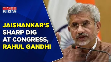 S Jaishankar Takes A Sharp Dig At Rahul Gandhi, Says -Some People Deliberately Spread Wrong News