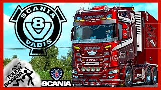 🔛SCANIA S730 TUNING V8 SOUND MOD ETS2 1.37🔛 #SCANIA #V8 #TUNING