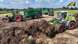 Mist streuen 2024 NEW Radlader Torion Traktor Fendt, Claas Lohnunternehmer im Einsatz Landwirtschaft