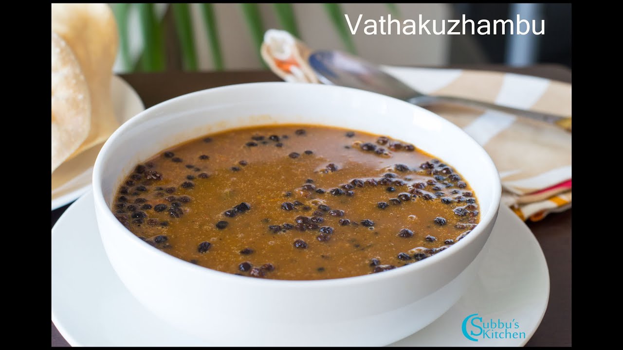 Vathakuzhambu Recipe YouTube