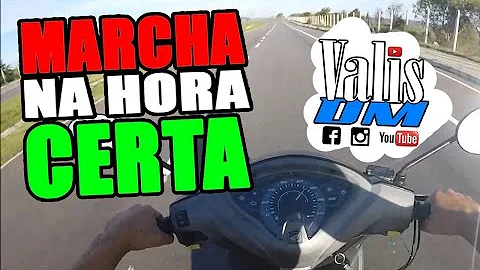 Como saber a hora de passar a marcha na biz?