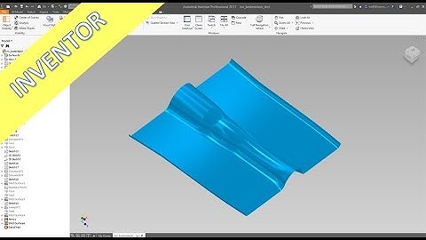 Bodenblech - Base plate - Inventor 2017 Training - Surfaces