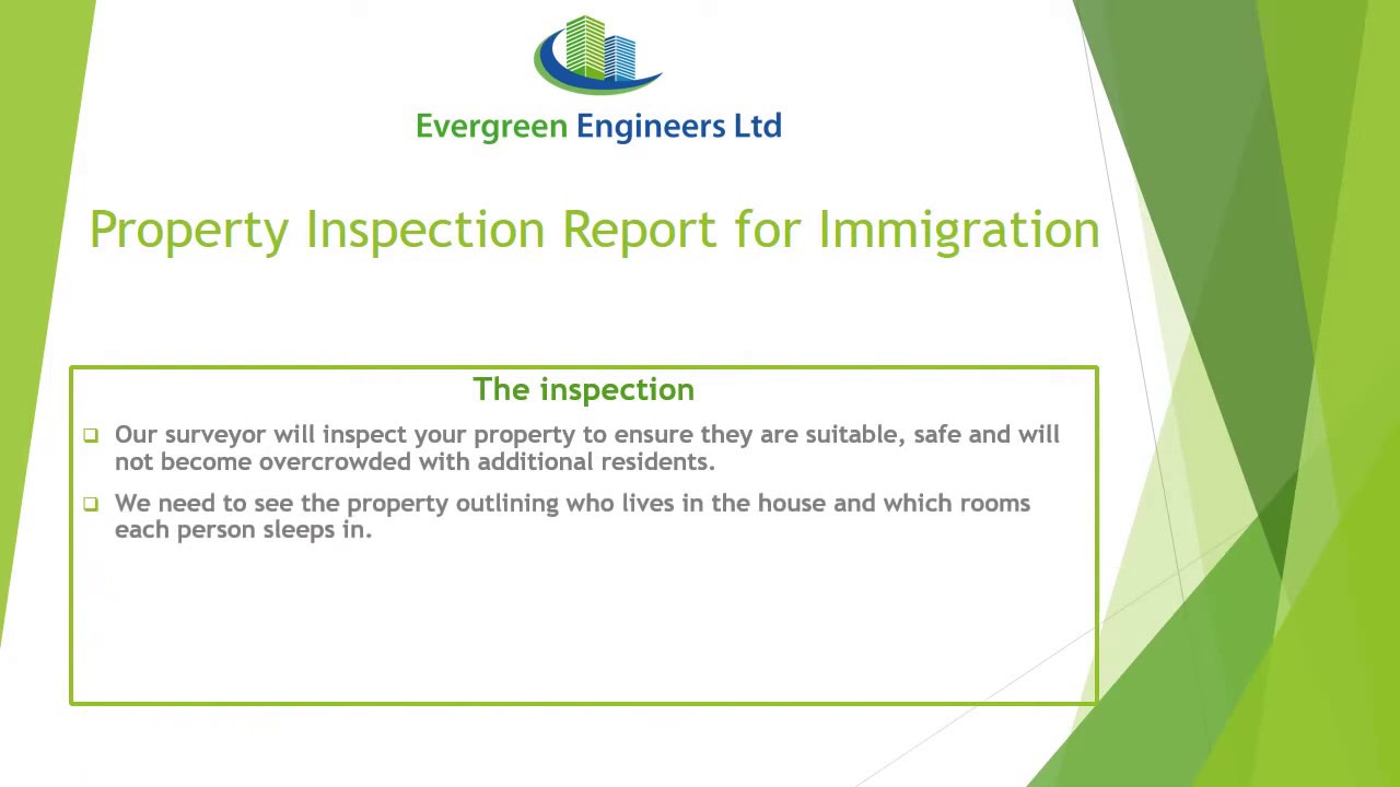 Property Inspection Report for UK Immigration and Visa YouTube