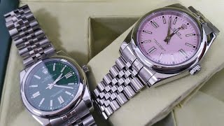 Обзор наручных часов Rolex Oyster Perpetual 36 mm Steel (МХ3706 и МХ3705)