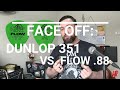 Face Off! Part 2 - Jim Dunlop Tortex 351 Vs. Tortex Flow (0.8mm) #dunlopflow #plectrums #toan