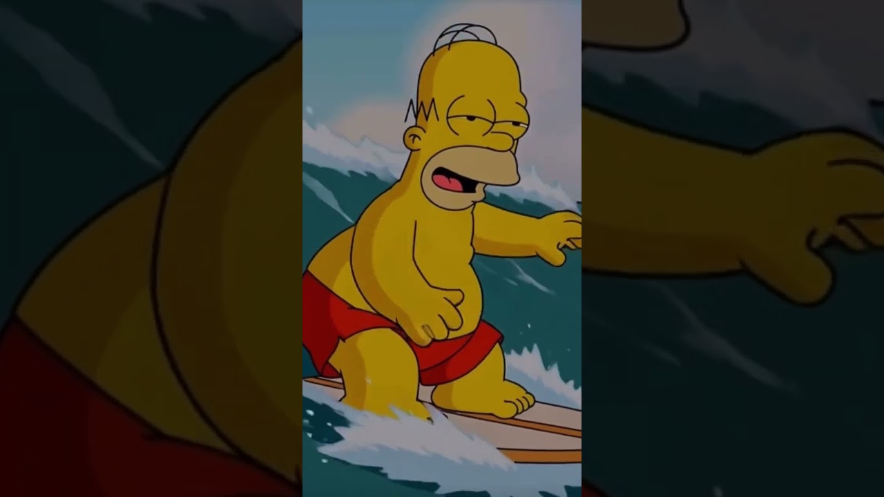 Homer surf ! 🌊🏄 