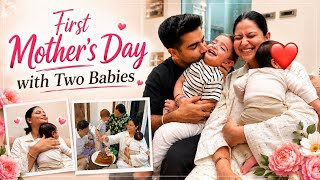 First Mother’s Day with two babies | Ivaan’s love for cake | Aman and ITI vlogs 