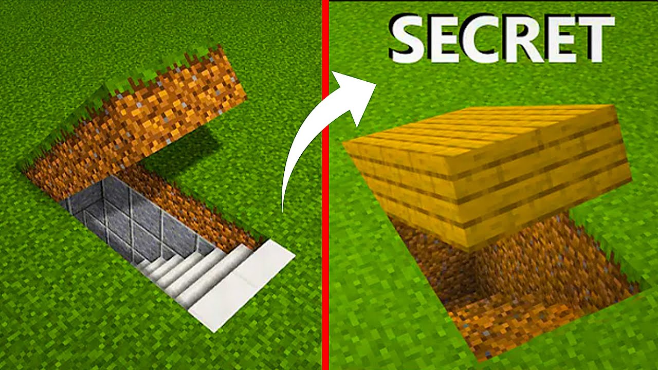 HOW TO BUILD A SECRET BASE IN MINECRAFT || GAMING RAJU - YouTube