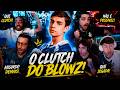 REAÇÃO DOS STREAMERS AO CLUTCH DO BL0WZ 🔥